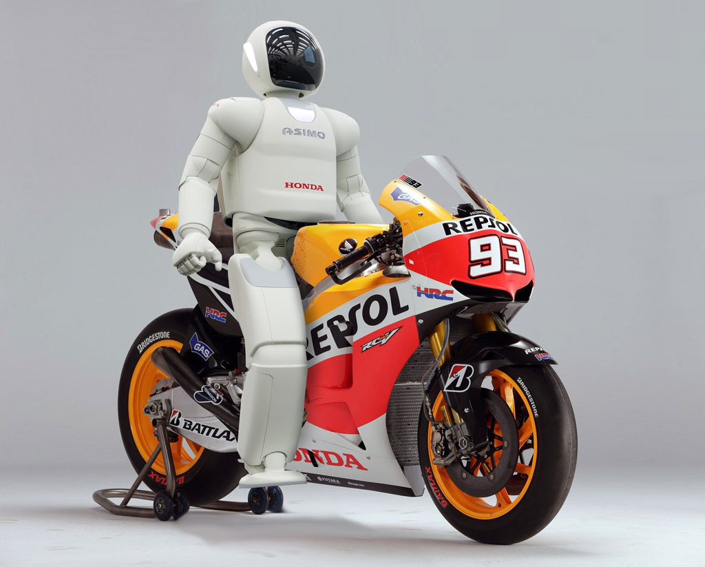 La Honda RCV de Marquez serait-elle partiellement pilotée par Asimo ?