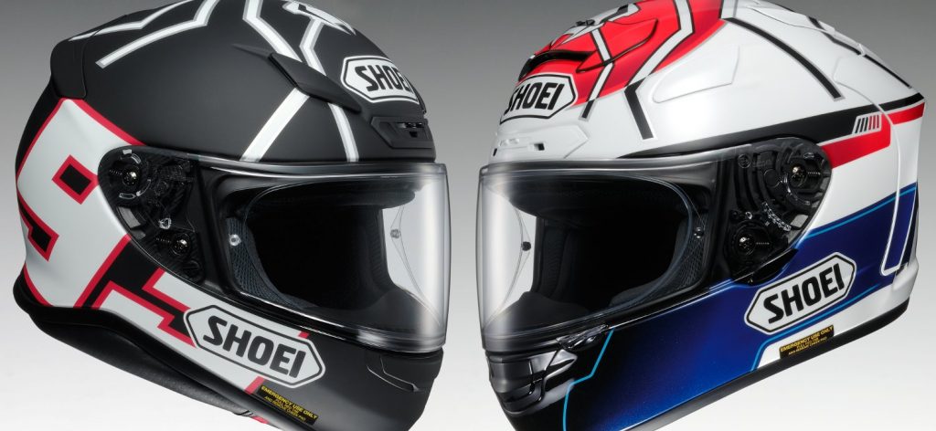 Le Shoei NXR Black Ant et le X-Spirit II Motegi, deux Replica Marquez pour 2014