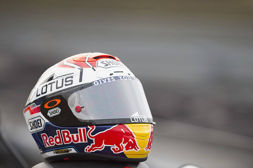 Deco casque Marquez : Motegi 2014 et son Samouraï