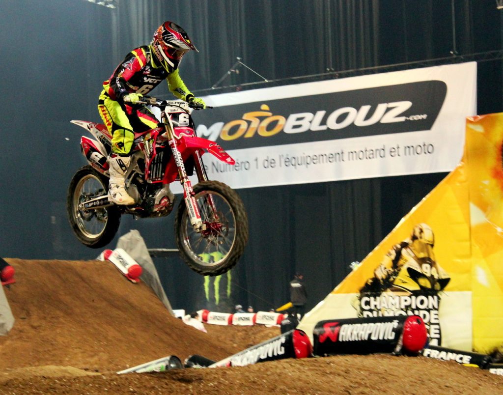 Le Team SR Motoblouz au Supercross de Bercy