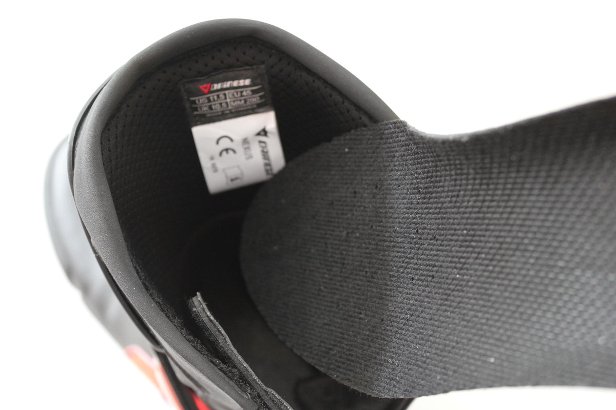 La semelle amovible des bottes Dainese Nexus