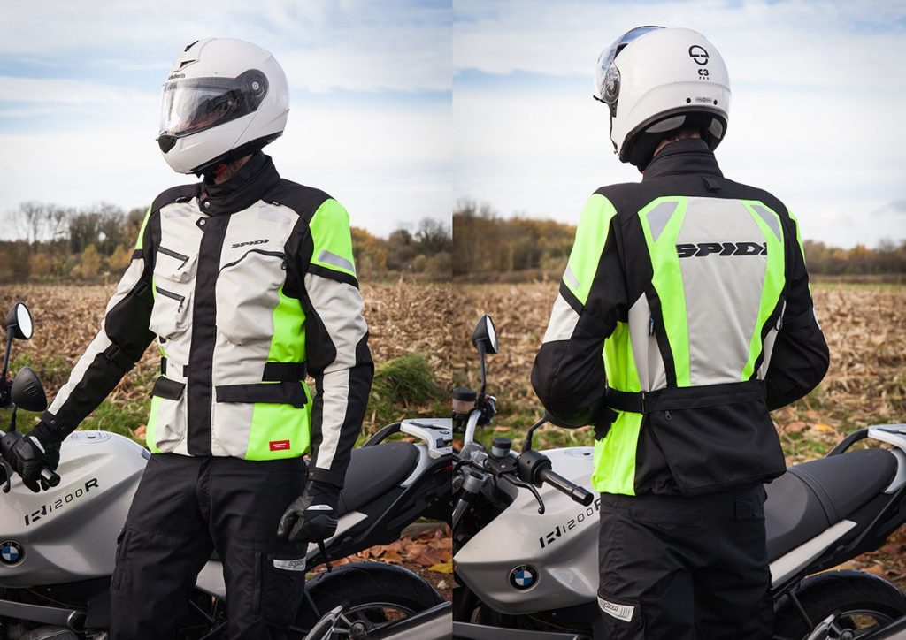 La veste Spidi Voyager 3 H2Out dans sa version fluo