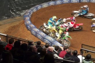 l'accident de Fabien Izoird à l'Arenacross de Birmingham