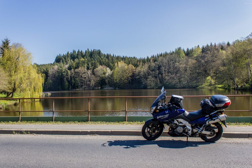 Un petit lac sympa avant de passer la frontière entre la République Tchèque et l’Allemagne