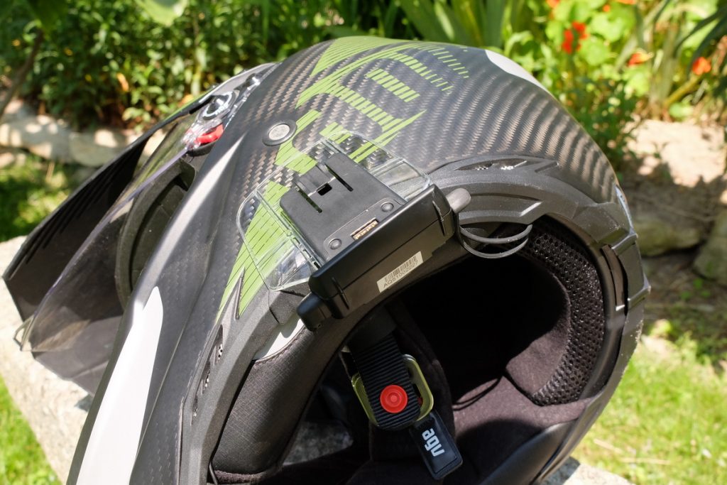 casque moto agv trail intercom