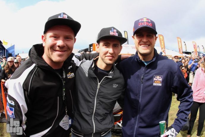 Ryan Dungey et les gagnants de la course de guidons Motoblouz