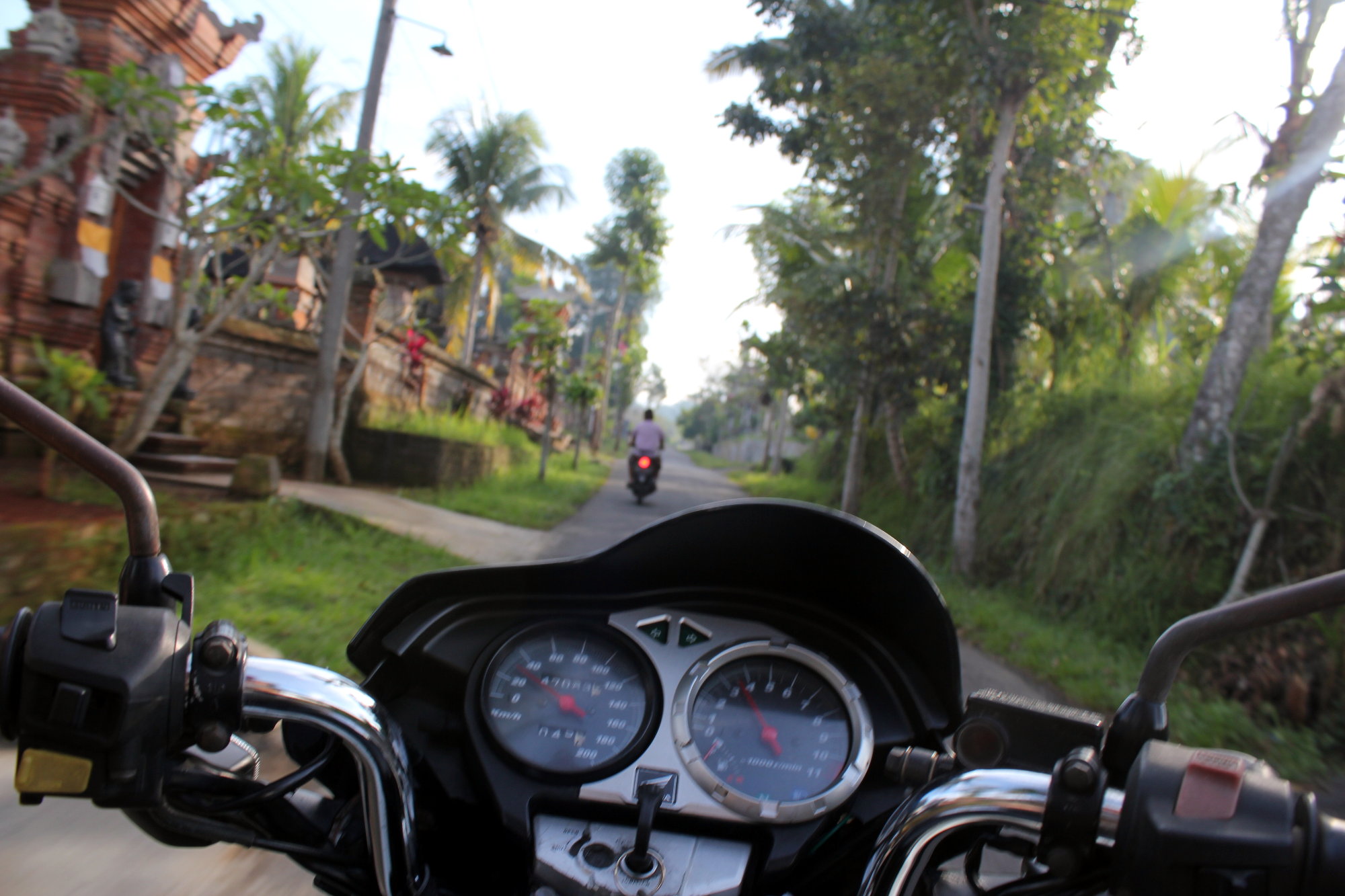 Pas besoin de rouler vite pour se faire plaisir à Bali !