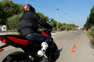 Les épreuves de maniabilité à différentes vitesses, la partie la plus redoutée du plateau !