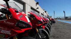 Des Ducati Panigale 959 et 1299 étaient disponibles à la location pour ceux qui le souhaitaient