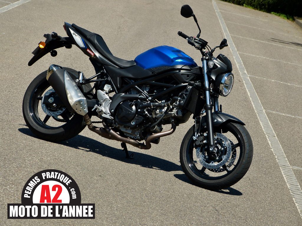 La nouvelle SV 650, élue moto de l’année 2016 par Permis Pratique !