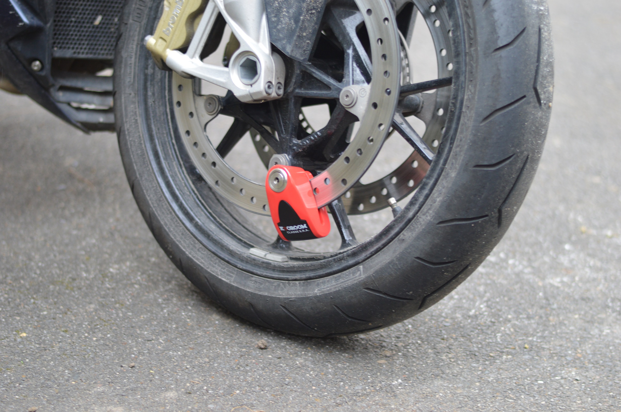 Cordon de rappel de bloc disque moto