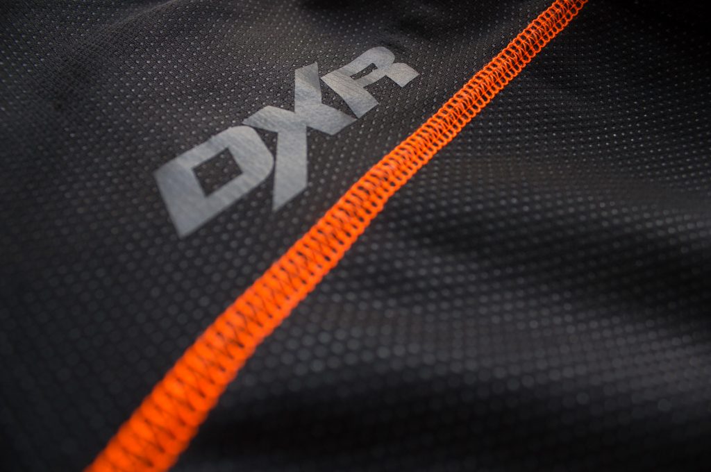 Le textile du DXR Wintercore en gros plan