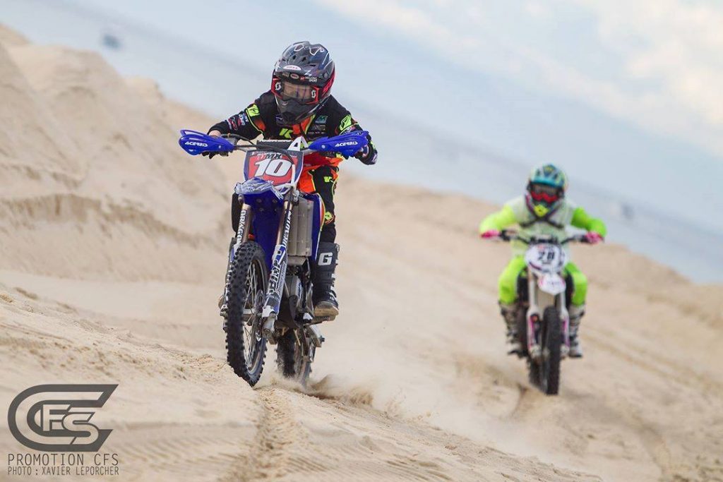 Florian Miot, actuellement en tête du Championnat de France des sables catégorie Espoirs