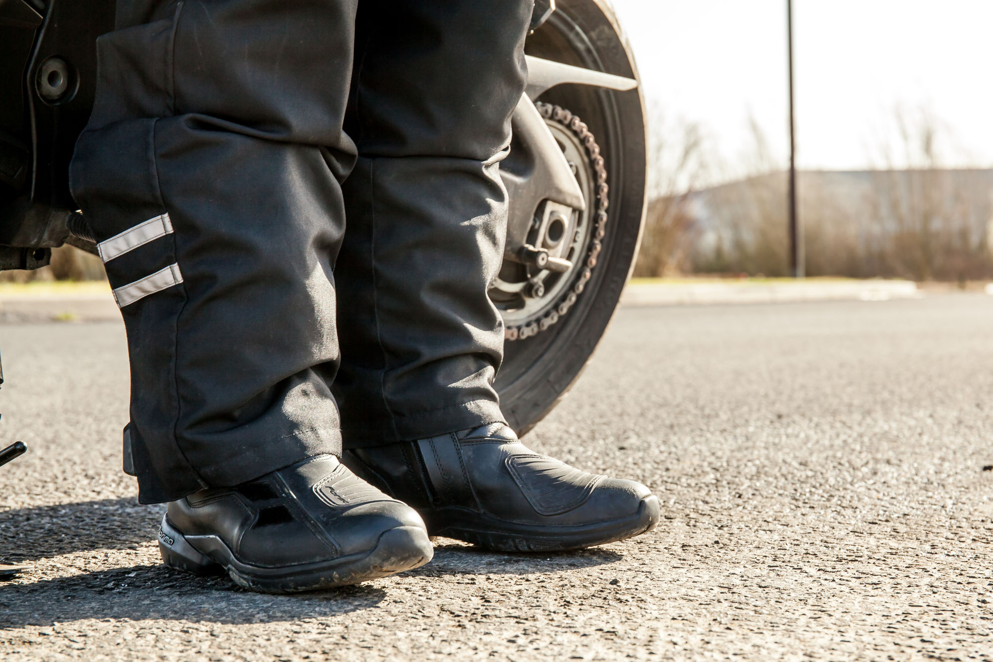 Pantalon bottes moto