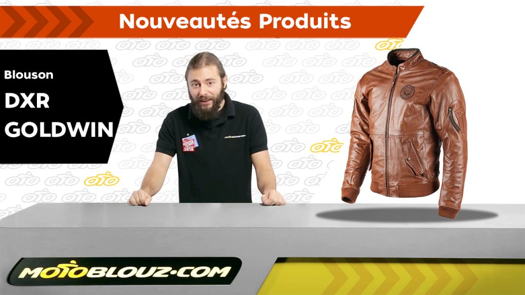 Blouson cuir DXR GOLDWIN