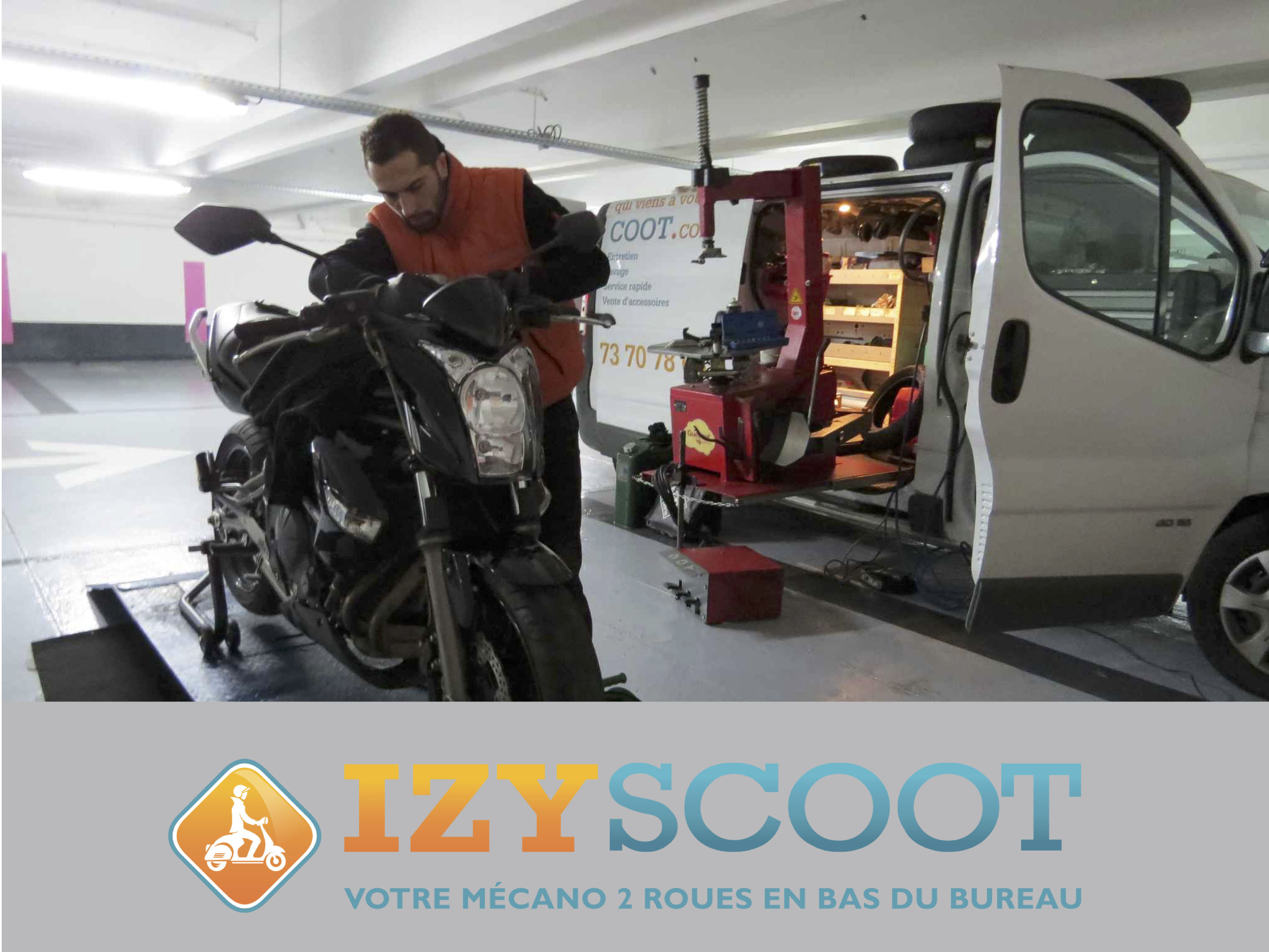 IZYSCOOT, le garagiste pour les deux roues Garagiste 2 roues IZYSCOOT