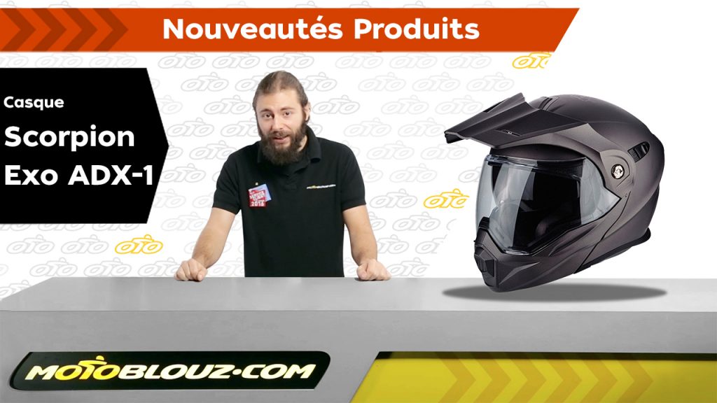 casque Scorpion Exo ADX 1, présentation vidéo par Motoblouz