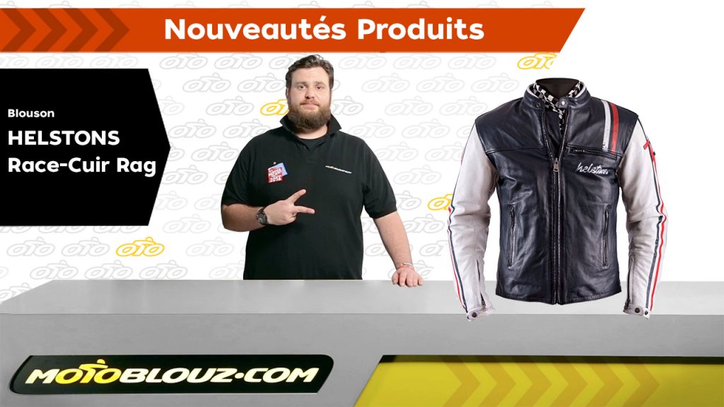 Blouson Helstons De Race Cuir Rag, vidéo de présentation Motoblouz