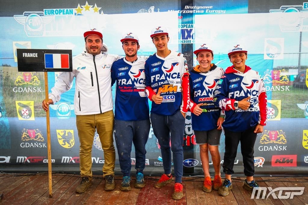 Avec ses copains de l’équipe de France, Mathys Boisramé, Scotty Verhaeghe et Quentin Marc Prunières, Florian remporte aussi le Championnat d’Europe par équipe