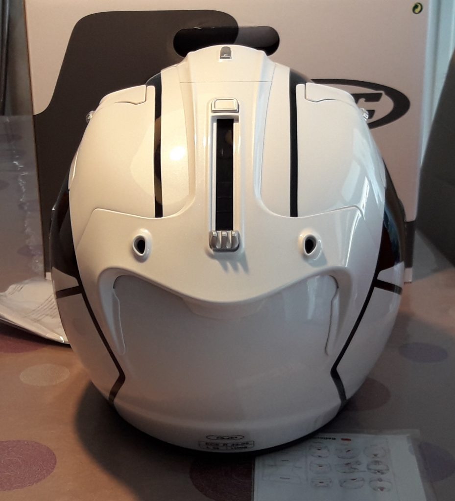 Casque HJC FG jet, arrière