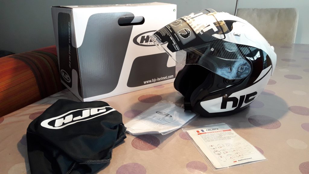 Casque HJC FG jet deballage