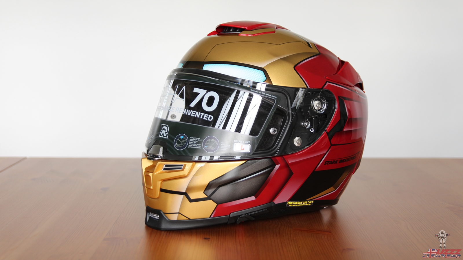 Casque HJC Rpha 70 Iron Man, l'essai en images sur Motoblouz