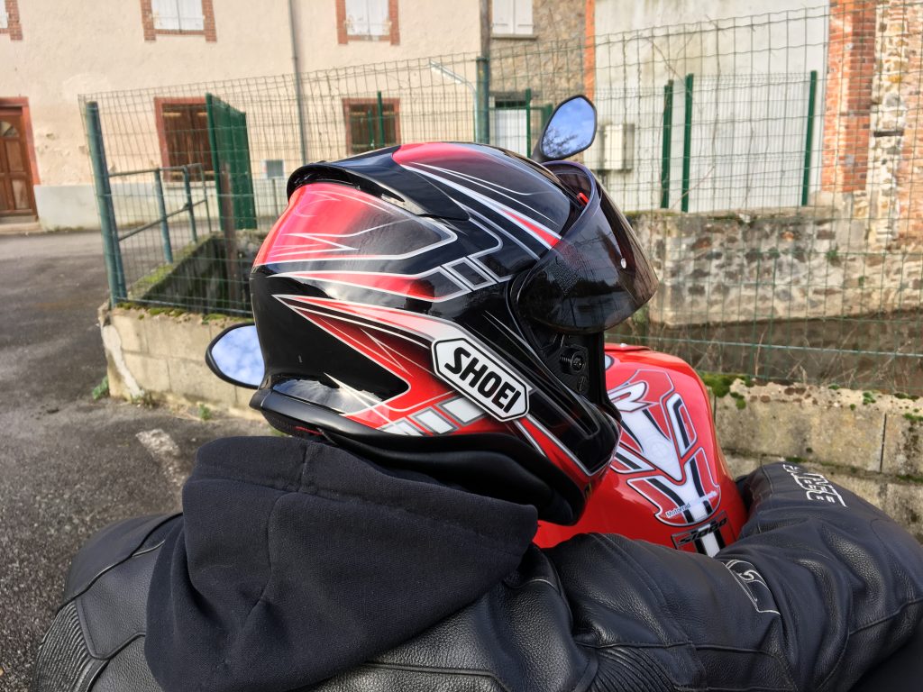 SHOEI NXR – vue arrière
