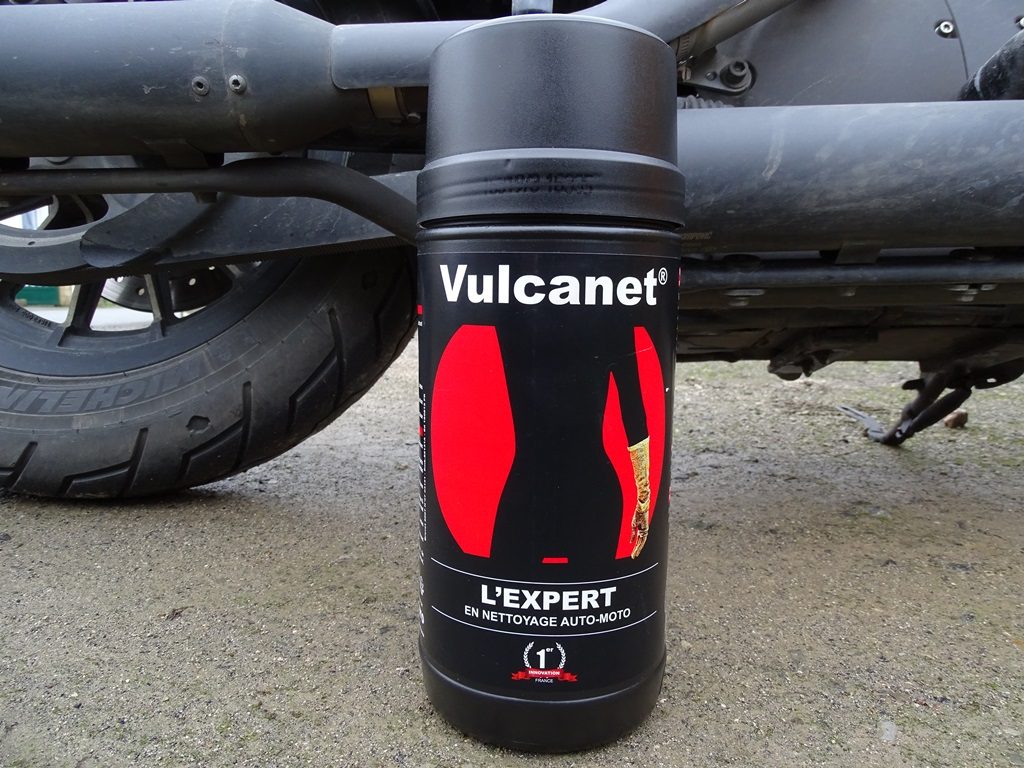 Les lingettes Vulcanet dans leur emballage assez imposant