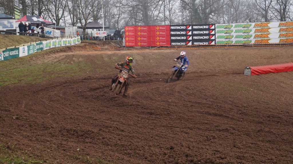 Course du team Motoblouz HB Racing à Lacapelle Marival, février 2018