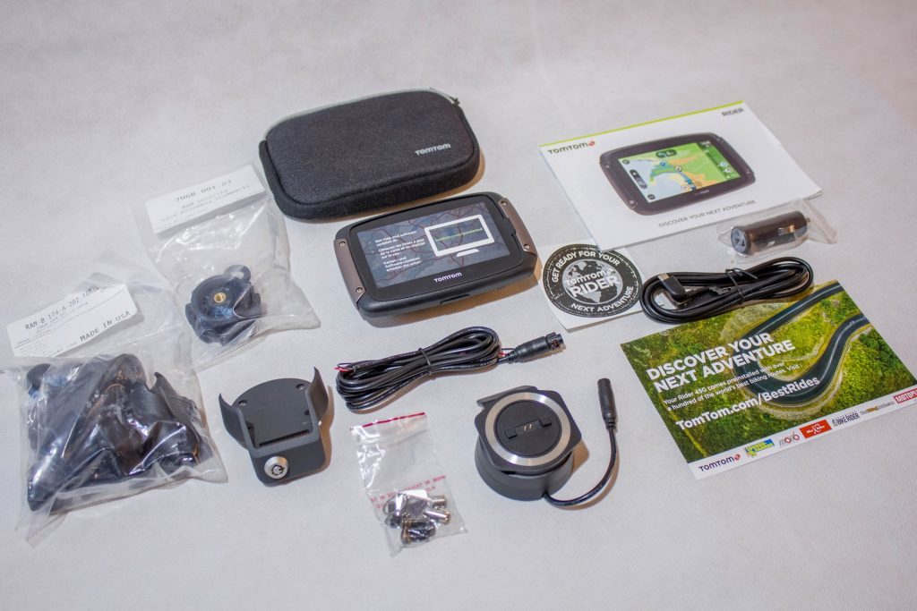 TomTom Rider 450 – Contenu du pack premium