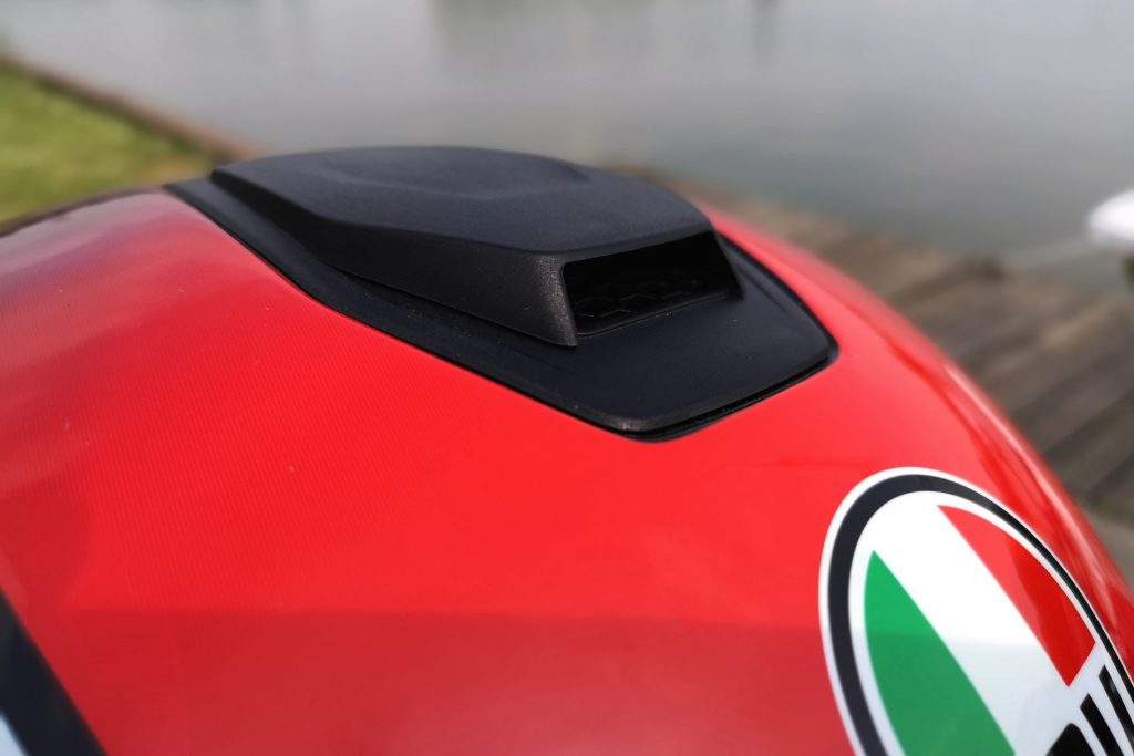 Casque AGV SportModular – ventilation haut du casque