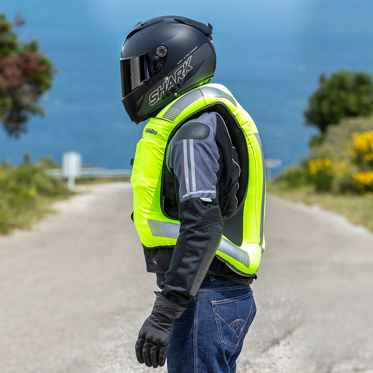 Airbag moto, équipement de protection du motard. Comment bien