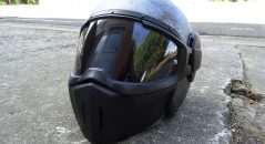 Aération du masque sur le casque Caberg Ghost