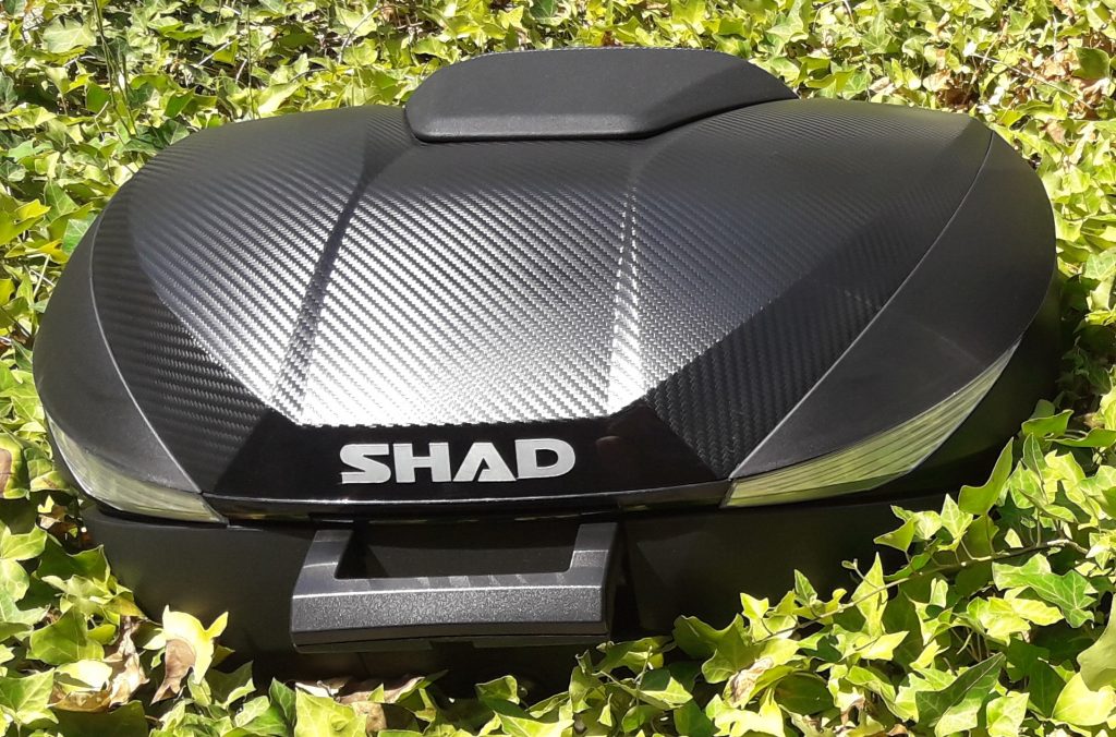 Top case Shad SH 58X en gros plan.