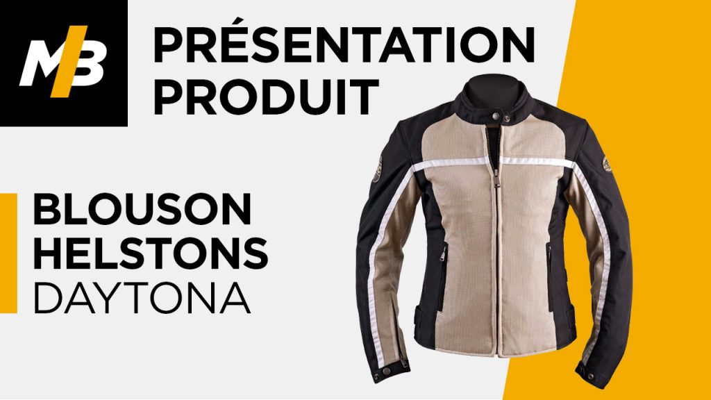 Blouson moto été HELSTONS DAYTONA