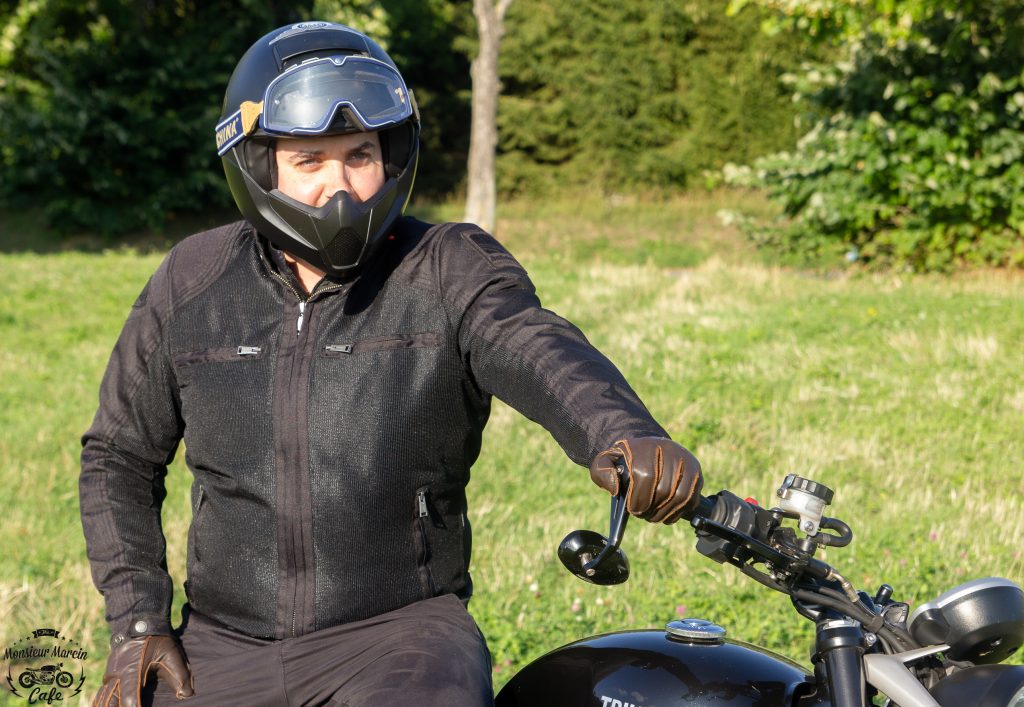 Ça brille au soleil un Blouson Helstons Modelo Mesh