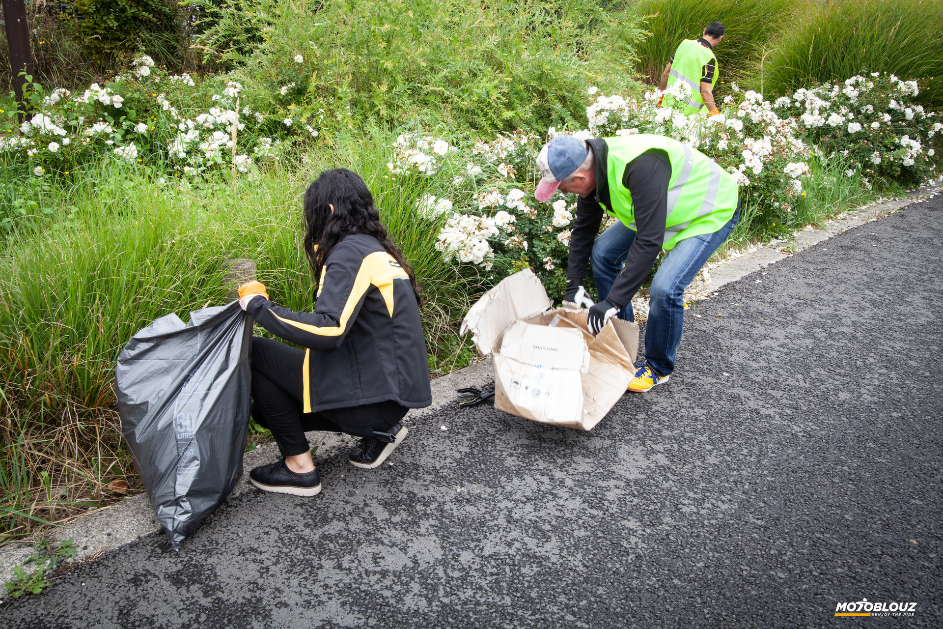 Motoblouz pour le World CleanUp Day