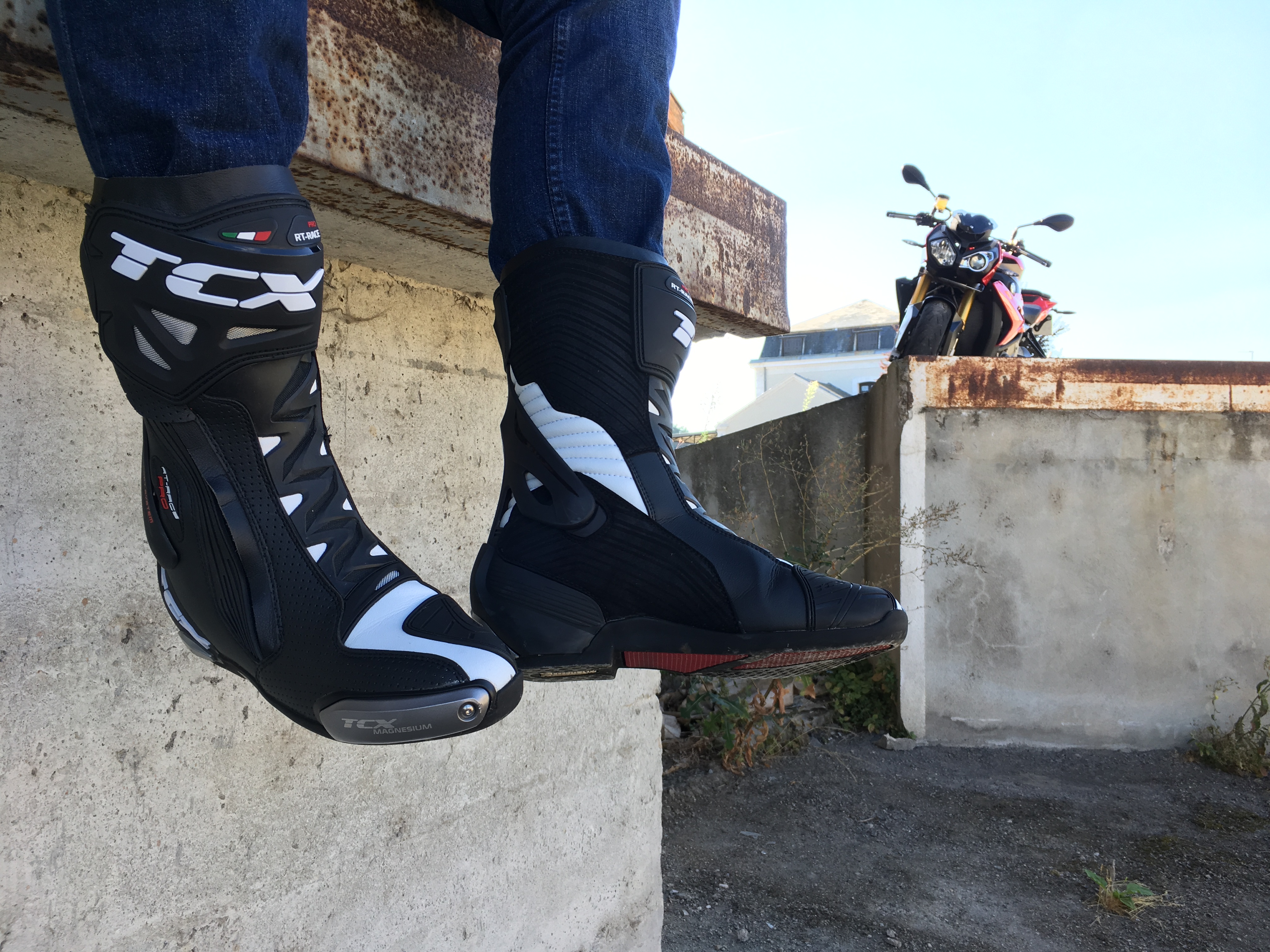 Bottes moto Homme TCX pointure 43 - Équipement moto