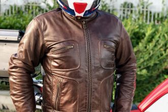 Blouson Helstons Reno, blouson de cuir de qualité