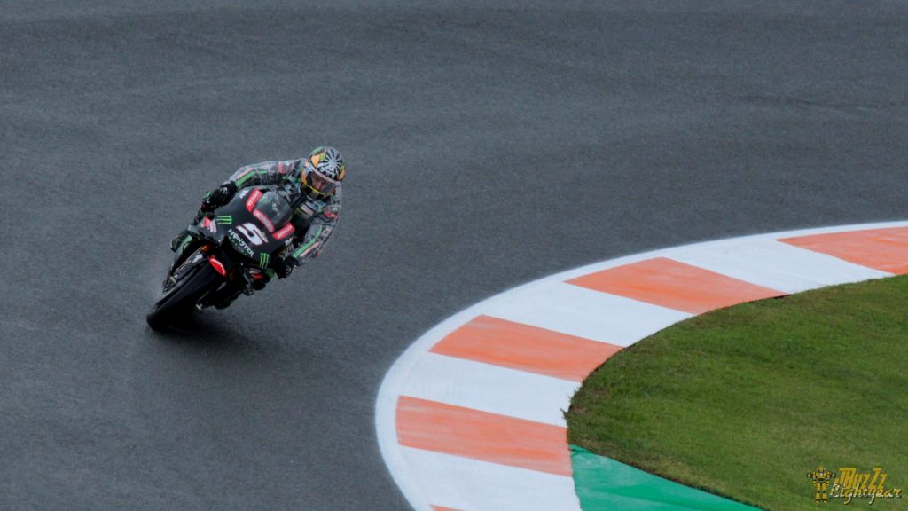 Johann Zarco sur la course du Valence 2018