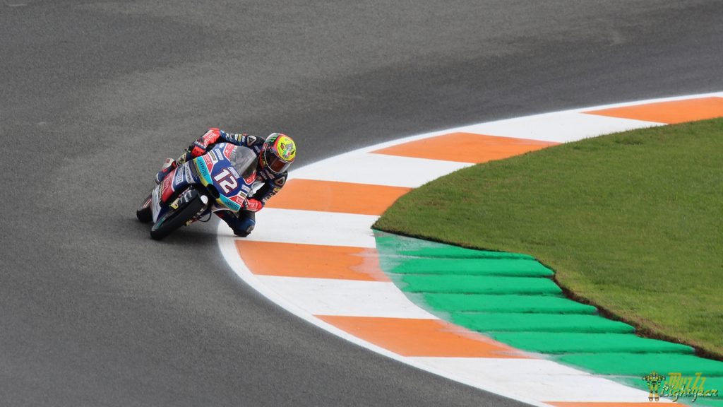 Marco Bezzecchi sur le MotoGP Valence 2018