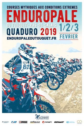 Affiche officielle de l'Enduropale 2019