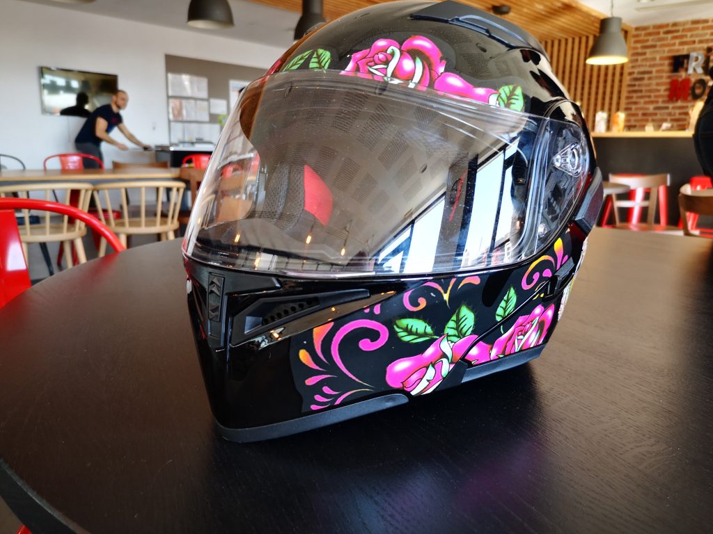 L’un des design gagnants au concours Pim My Helmet