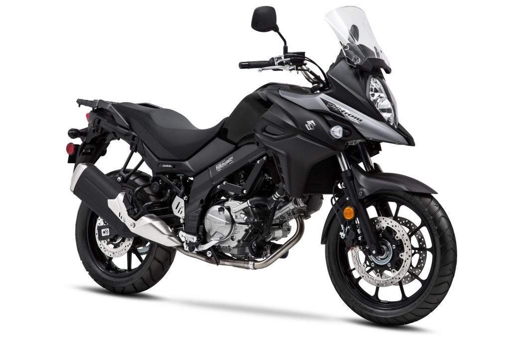 Suzuki v-strom650absblack-angled