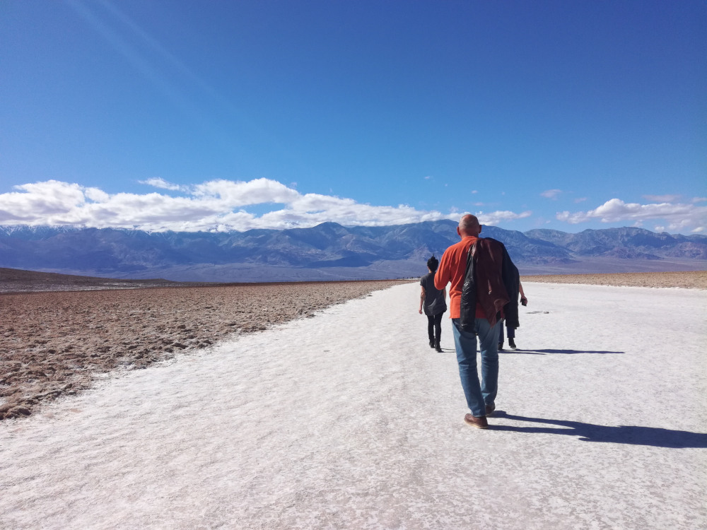 Badwater, au coeur de la Death Valley, sur One Month One Ride