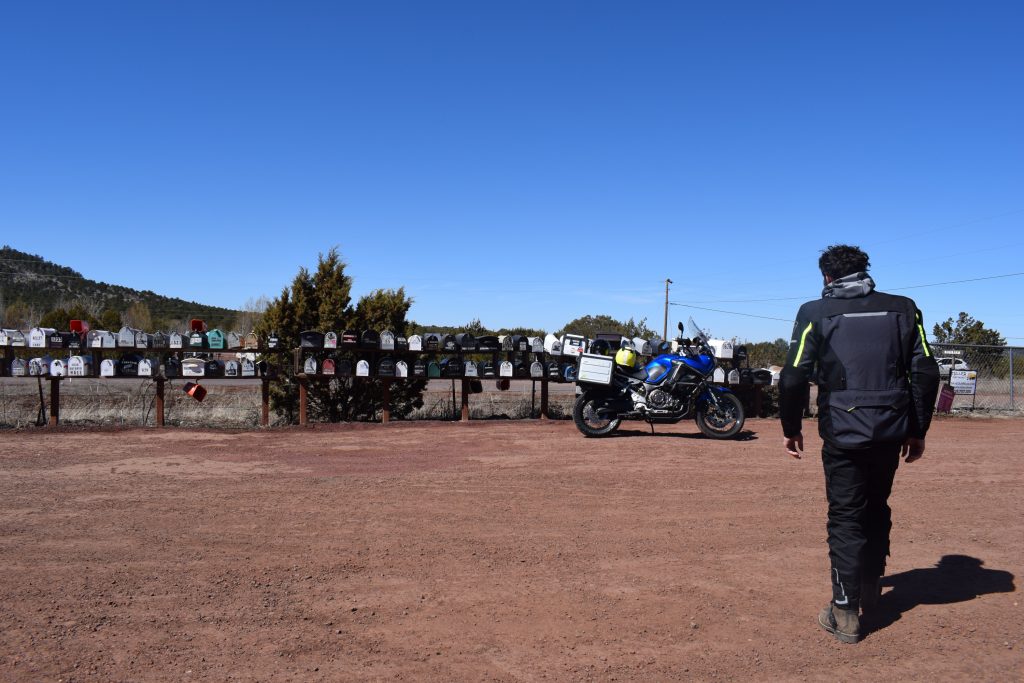 A la sortie du Parc National du Grand Canyon