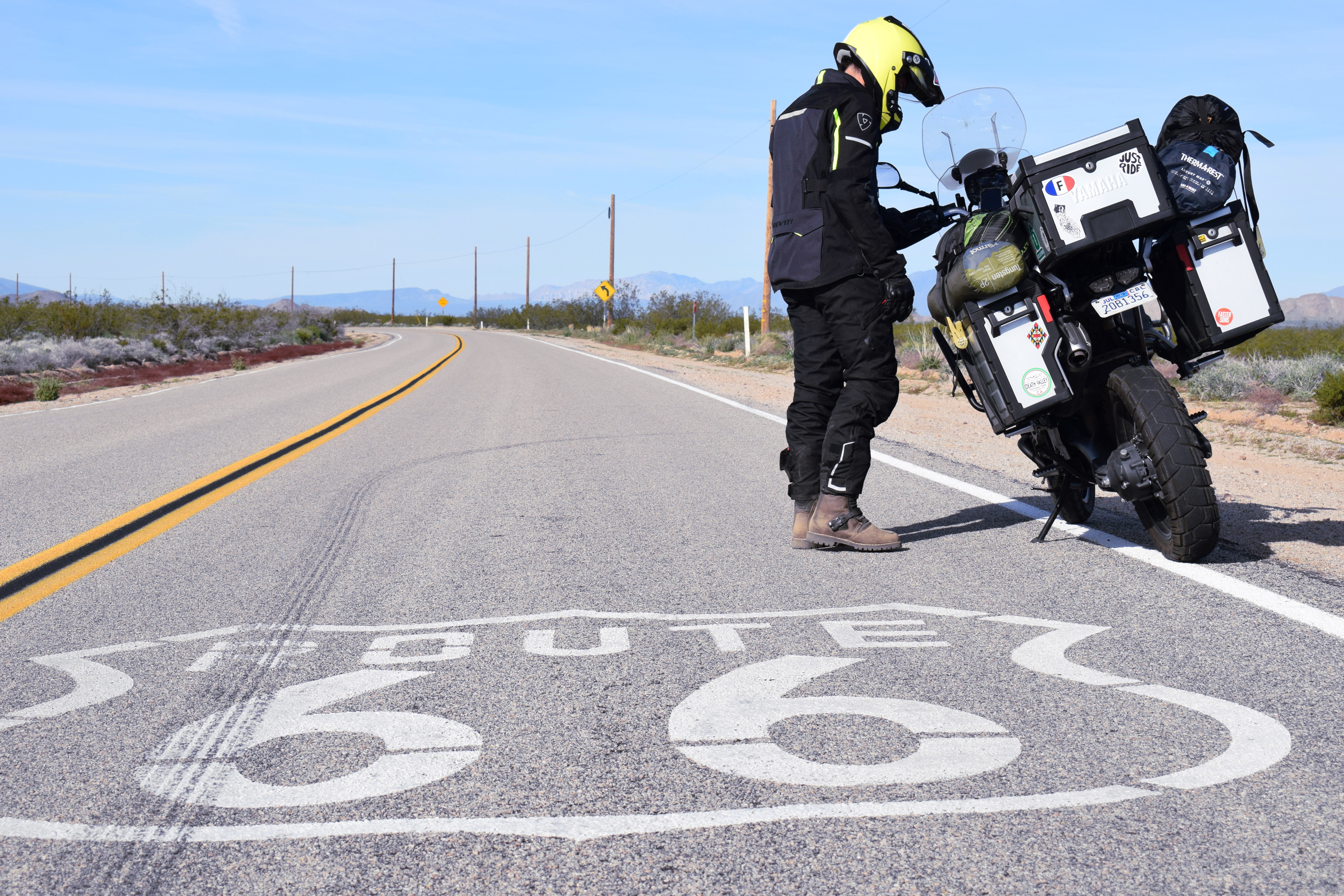 Portion du route 66 avant le Grand Canyon