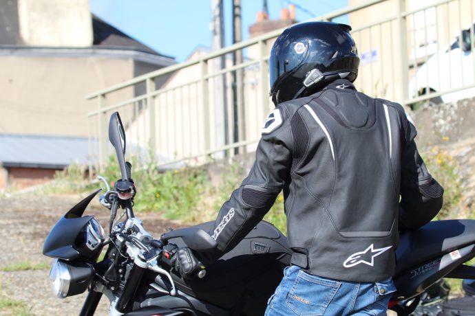 Logo Alpinestars sur le blouson Alpinestars Jaws