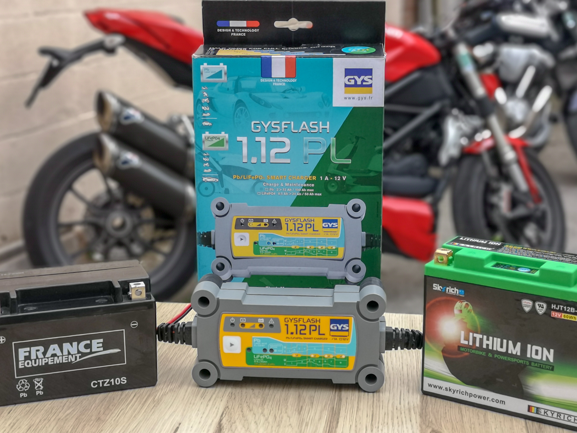 Chargeur de batterie moto : l'indispensable pour l'hiver - Live