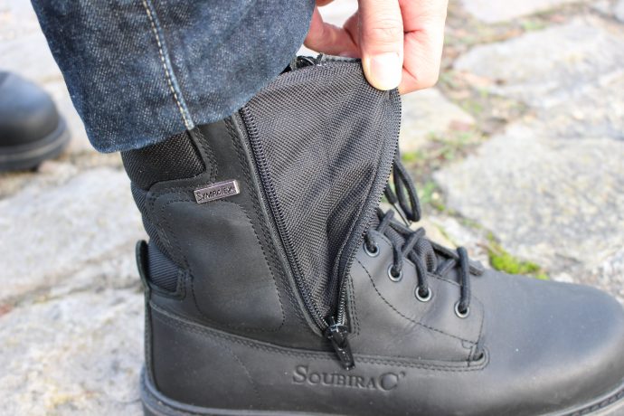 Etanchéité des demi-bottes Soubirac 